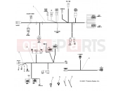Polaris 2008 RANGER RANGER 500 2X4 (R08RB50AA) ELECTRICAL | ELECTRICAL, WIRE HARNESSES - R08RB50AA (49RGRHARNESS082X4)
