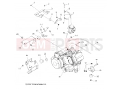 Polaris 2008 RANGER RANGER 500 2X4 (R08RB50AA) ENGINE | ENGINE, MOUNTING - R08RB50AA (49RGRENGINEMTG082X4)