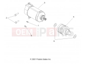 Polaris 2008 RZR RZR 800 EFI - R08VH76AD/AG ENGINE | ENGINE, STARTING MOTOR - R08VH76AD/AG (49ATVSTARTER08VISTA)
