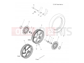 VICTORY VISION ALL OPTIONS - V08SB36/SD36 WHEELS | WHEELS, FRONT - V08SB36/SD36 ALL OPTIONS (49VICWHEELFRT08VN)
