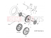 VICTORY 2008 HAMMER ALL OPTIONS - V08HB26/HS26 WHEELS | WHEELS, FRONT - V08HB26/HS26 ALL OPTIONS (49VICWHEELFRT08HMR)