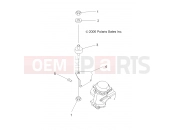 Polaris 2007 ATV TRAIL BOSS 330 (A07CA32AA) ENGINE | ENGINE, CARBURETOR BRACKET - A07CA32AA (49ATVCARBBRKTBOSS)