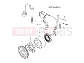 Polaris 2007 ATV PREDATOR 500/LE - A07GJ50AA/AB/AC ENGINE | ENGINE, MAGNETO - A07GJ50AA/AB/AC (4999201849920184C11)