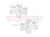 Polaris 2007 ATV SPORTSMAN 700 EFI - A07MH68AX/AY/AZ DECALS
