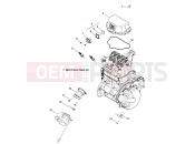 Polaris 2007 ATV SPORTSMAN 700 EFI - A07MH68AX/AY/AZ ENGINE » ENGINE, THROTTLE BODY MOUNTING - (4999200229920022D08)