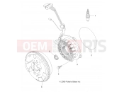 Polaris 2007 ATV SPORTSMAN X2 500 EFI QUAD (A07TH50EA) ENGINE | ENGINE, MAGNETO - A07TH50EA (4999200139920013E01)