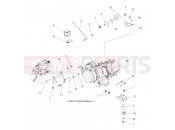 Polaris 2007 ATV SPORTSMAN X2 500 EFI QUAD (A07TH50EA) ENGINE | ENGINE, MOUNTING - A07TH50EA (49ATVENGINEX2500EFI)