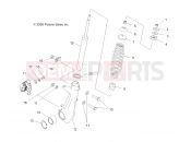Polaris 2007 ATV SPORTSMAN X2 500 EFI QUAD (A07TH50EA) STRUT | STRUT, FRONT - A07TH50EA (49ATVSTRUTX2500EFI)