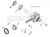 POLARIS PREDATOR 50 - A07KA05CA/CB/CD ENGINE | ENGINE, CRANKSHAFT and PISTON - A07KA05CA/CB/CD (49ATVCRANKSHAFT07PRED50)