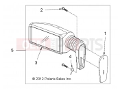 POLARIS GEM - E2/E4/E6/ES/EL/ELXD BODY » BODY, MIRROR, SIDE - e2/e4/e6/eS/eL/eLXD (49GEMBODY11MIRROR)