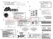 POLARIS GEM - E2/E4/E6/ES/EL/ELXD DECALS » DECALS, 2011 - e4 (49GEMDECALS11DECALSE4)