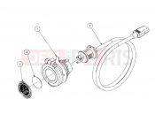 POLARIS GEM - E2/E4/E6/ES/EL/ELXD ELECTRICAL » ELECTRICAL, EXTERIOR CHARGING INLET - e2/e4/e6/eS/eL/eLXD (49GEMELECTRICAL11CHARGEREXT)