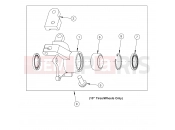 POLARIS GEM - E2/E4/E6/ES/EL/ELXD STEERING » STEERING, KNUCKLE, LEFT, 7.56 DISC - e2/eS (49GEMSTEER11KNUCKLELT)