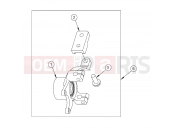 POLARIS GEM - E2/E4/E6/ES/EL/ELXD STEERING » STEERING, KNUCKLE, RIGHT W/OFFSET EXTENSION - e6/eL/eLXD (49GEMSTEER11KNUCKLERTE6)