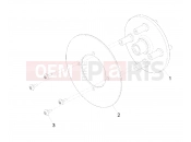 POLARIS GEM - E2/E4/E6/ES/EL/ELXD WHEELS » WHEELS, COMPONENTS, END, 7.56 INCH, DISC 4 BOLT - e2/e6 (49GEMWHEELS11END7.56)