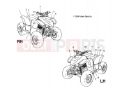 POLARIS PHOENIX 200 (A05PB20AA) DECALS