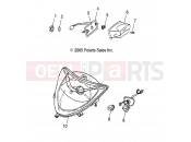 POLARIS PHOENIX 200 (A05PB20AA) HEADLIGHT/TAILLIGHT