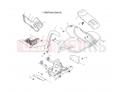 Polaris 2004 ATV ATP 330 4X4 (A04JD32AA) FRONT CAB - A04JD32AA (4977487748A10) | FRONT CAB - A04JD32AA (4977487748A10)