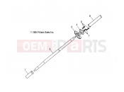 POLARIS PREDATOR 90 (A04KA09CA) REAR WHEEL AXLE