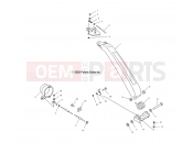 POLARIS OCTANE (W045402DA) STEERING HANDLEPOLE