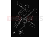 YAMAHA Majesty 125 YP 125 YP125E MAJESTY 125 (5DSM) 2000 EXHAUST