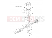 POLARIS TRAIL BOSS 330 (A03CA32AA) CRANKSHAFT and PISTON