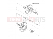 POLARIS TRAIL BOSS 330 (A03CA32AA) REAR WHEEL