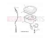 POLARIS TRAIL BOSS 330 (A03CA32AA) THROTTLE CONTROL/THROTTLE CABLE