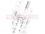 YAMAHA Majesty 125 YP 125 YP125E MAJESTY 125 (5DSM) 2000 STEERING
