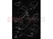 YAMAHA Majesty 125 YP 125 YP125E MAJESTY 125 (5DSM) 2000 SEAT