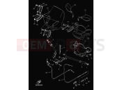 YAMAHA Majesty 125 YP 125 YP125E MAJESTY 125 (5DSM) 2000 STEERING HANDLE & CABLE