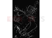 YAMAHA Majesty 125 YP 125 YP125E MAJESTY 125 (5DSM) 2000 COWLING 1