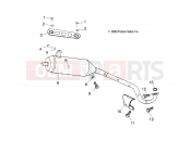 POLARIS SCRAMBLER 90 (A03EA09CA) EXHAUST PIPE