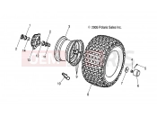 POLARIS SCRAMBLER 90 (A03EA09CA) FRONT WHEEL