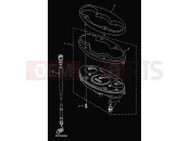 YAMAHA Majesty 125 YP 125 YP125E MAJESTY 125 (5DSM) 2000 METER