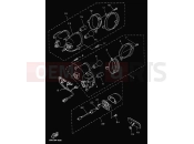 YAMAHA Majesty 125 YP 125 YP125E MAJESTY 125 (5DSM) 2000 TAILLIGHT