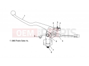 POLARIS PREDATOR - A03GJ50AA/AB CLUTCH LEVER