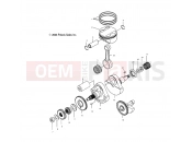 POLARIS PREDATOR - A03GJ50AA/AB CRANKSHAFT and PISTON