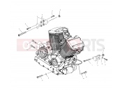 VICTORY CA TOURING CRUISER ALL OPTIONS (V03TB16) ENGINE | ENGINE, MOUNTING - V03TB16/ALL OPTIONS (4983668366C07)