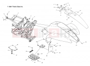 POLARIS TRAIL BLAZER - A02BA25CA/CD FRONT CAB - A02BA25CA/CB/CD (4969896989A03) | FRONT CAB - A02BA25CA/CB/CD (4969896989A03)