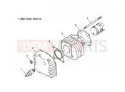POLARIS SCRAMBLER 90 (A02EA09CA) CYLINDER HEAD
