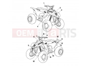 POLARIS SCRAMBLER 90 (A02EA09CA) DECALS