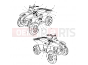 POLARIS TRAIL BOSS - A02CA32AA/AB DECALS - A02CA32AA/AB (4969816981A05) | DECALS - A02CA32AA/AB (4969816981A05)