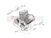 VICTORY STANDARD CRUISER ALL OPTIONS (V02CB16) ENGINE » ENGINE, MOUNTING - /ALL OPTIONS (4976327632C03)