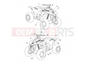 POLARIS SCRAMBLER 90 (A01EA09CA) DECALS - A01EA09CA (4964326432C004) | DECALS - A01EA09CA (4964326432C004)