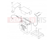 POLARIS GENESIS (W015099D) BATTERY BOX