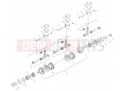POLARIS GENESIS (W015099D) CRANKSHAFT and PISTON