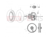 VICTORY DELUXE CRUISER (V01CD15CC) WHEELS » WHEELS, FRONT - (4966146614A011)