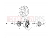 VICTORY SPORTCRUISER (V01CS15LE) WHEELS | WHEELS, REAR - V01CS15DA (4966166616A012)
