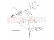POLARIS TRAIL BOSS (A00AA32AA) REAR CALIPER MOUNTING